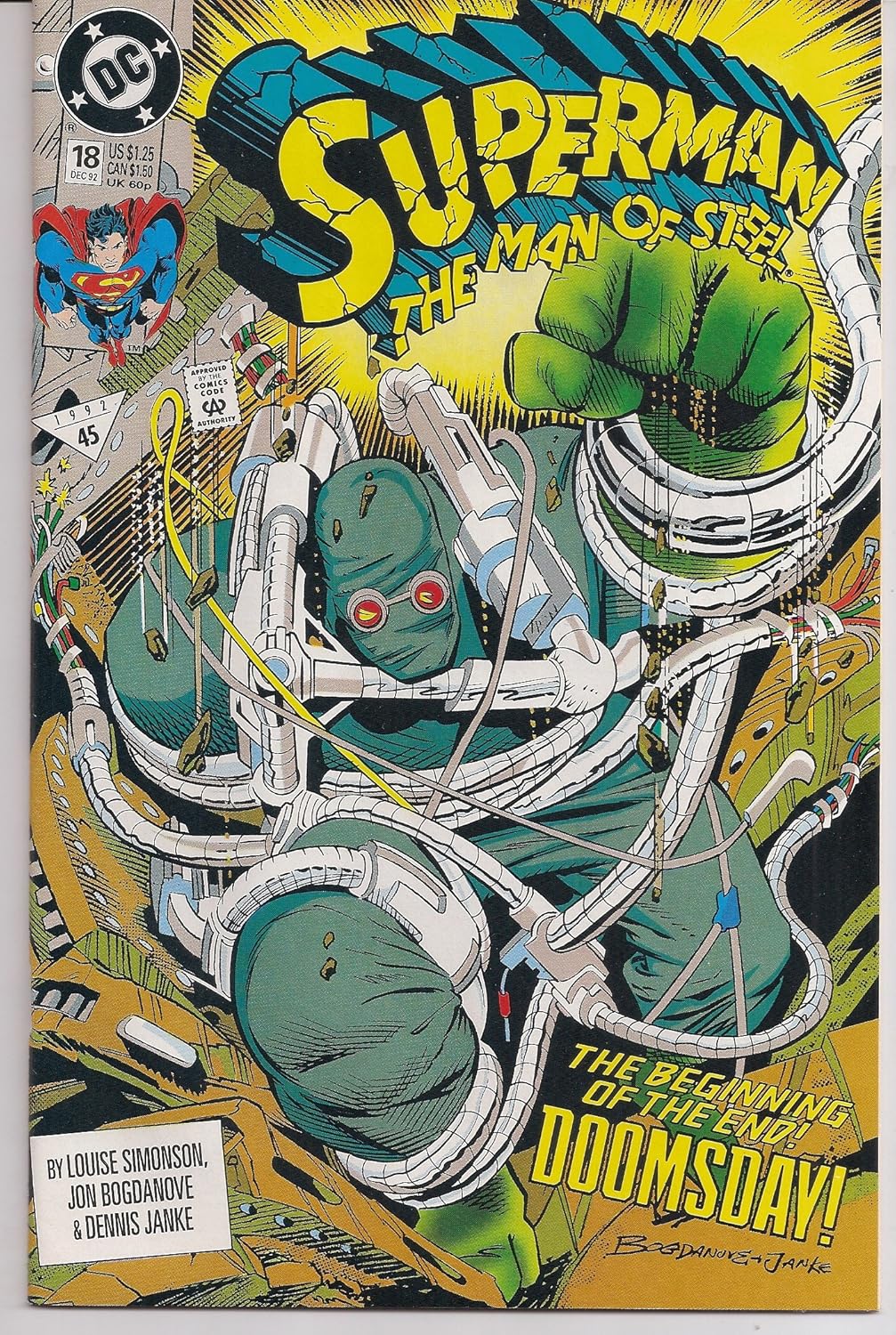Superman The Man of Steel #18 : Doomsday Part 1 (DC Comics) (DC Comics)
Superman The Man of Steel #18 : Doomsday Part 1 (DC Comics) (DC Comics)