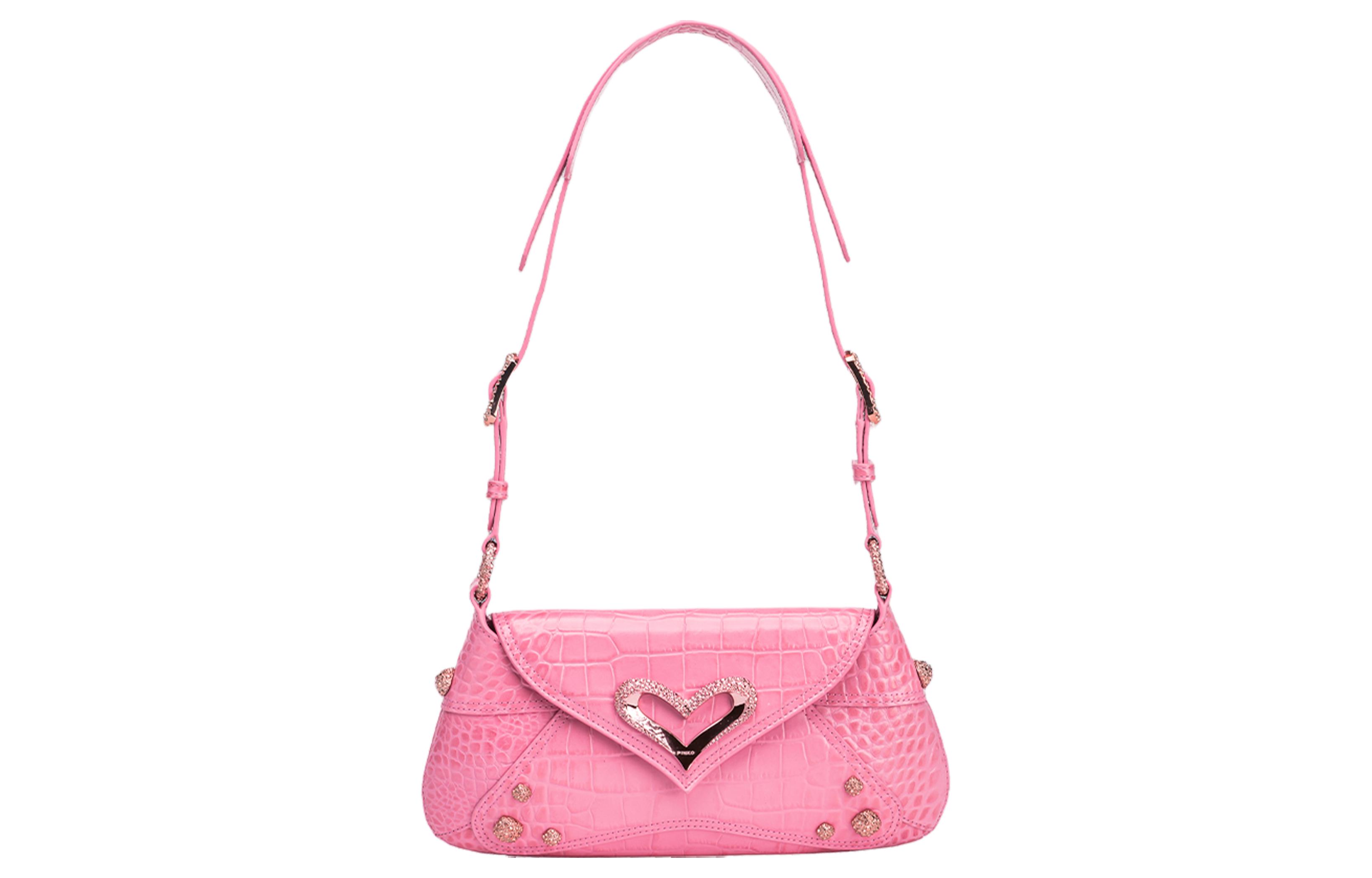 Сумка через плечо из коровьей кожи для женщин розовая PINKO
Сумка через плечо из коровьей кожи для женщин розовая PINKO