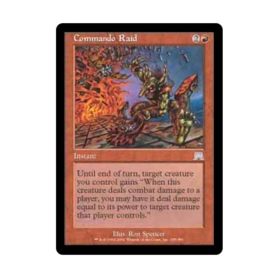CCG Коммандос Рейд (U), MTG - Onslaught
CCG Коммандос Рейд (U), MTG - Onslaught