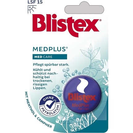 Бальзам для губ Med Plus Jar 7мл, Blistex
Бальзам для губ Med Plus Jar 7мл, Blistex