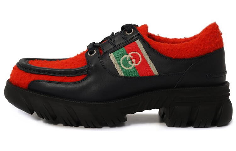 Туфли мужские Gucci Interlocking G, черный / красный
Туфли мужские Gucci Interlocking G, черный / красный