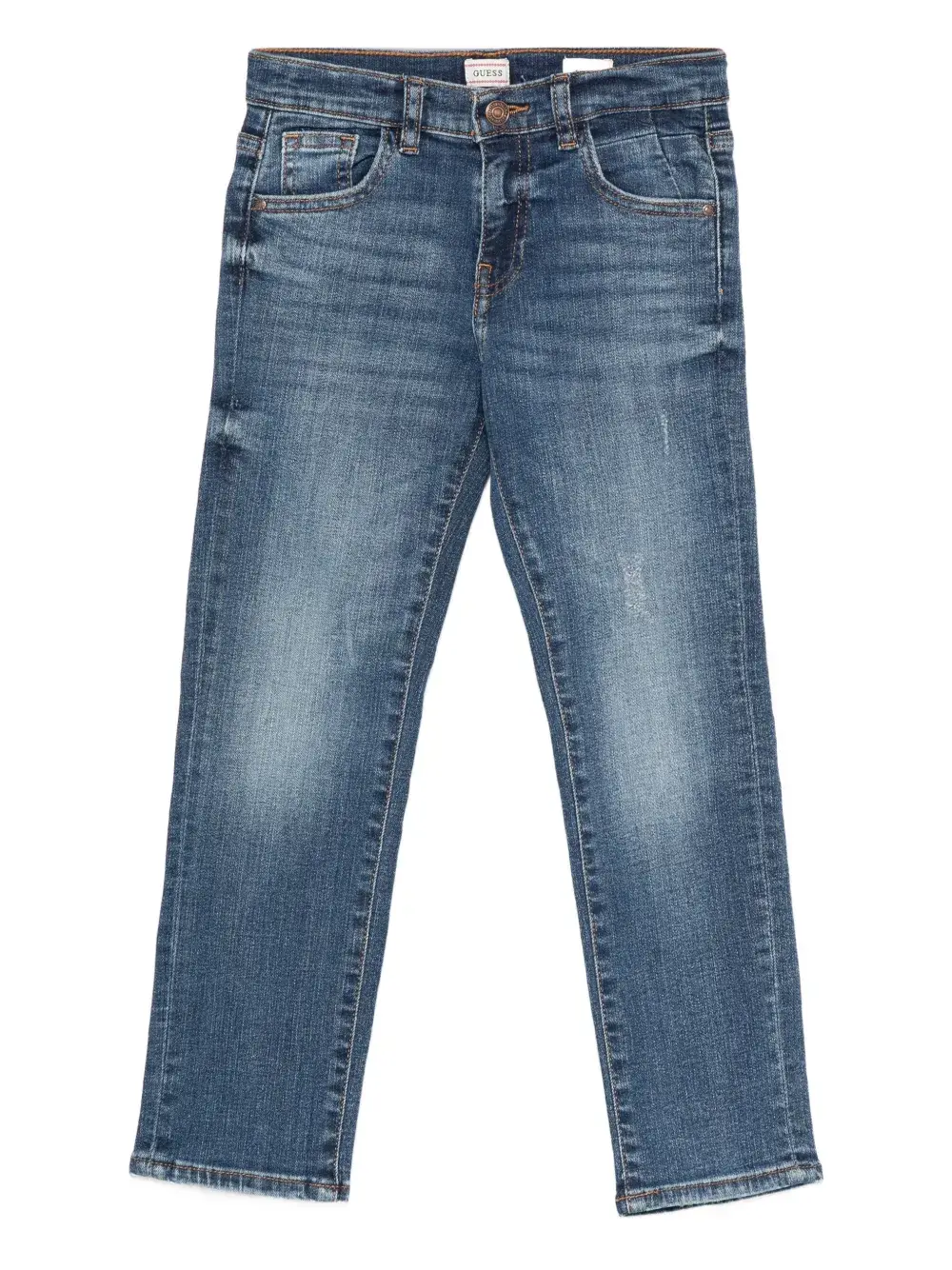 Джинсы с поясными шлевками Guess Kids, синий
Джинсы с поясными шлевками Guess Kids, синий