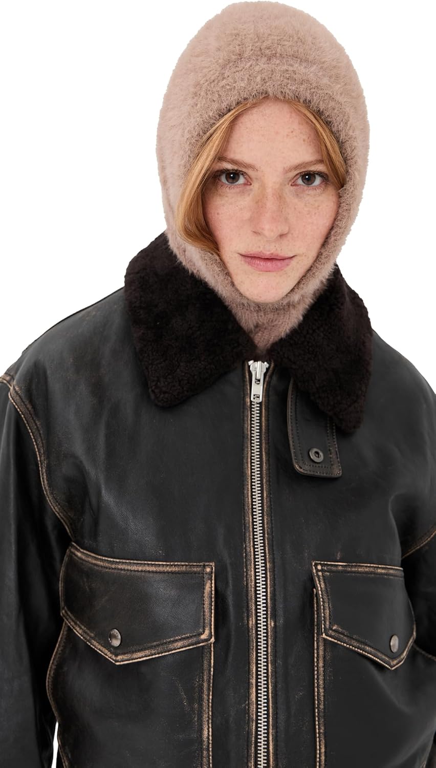 Женская трикотажная балаклава Jocelyn, Mocha
Женская трикотажная балаклава Jocelyn, Mocha