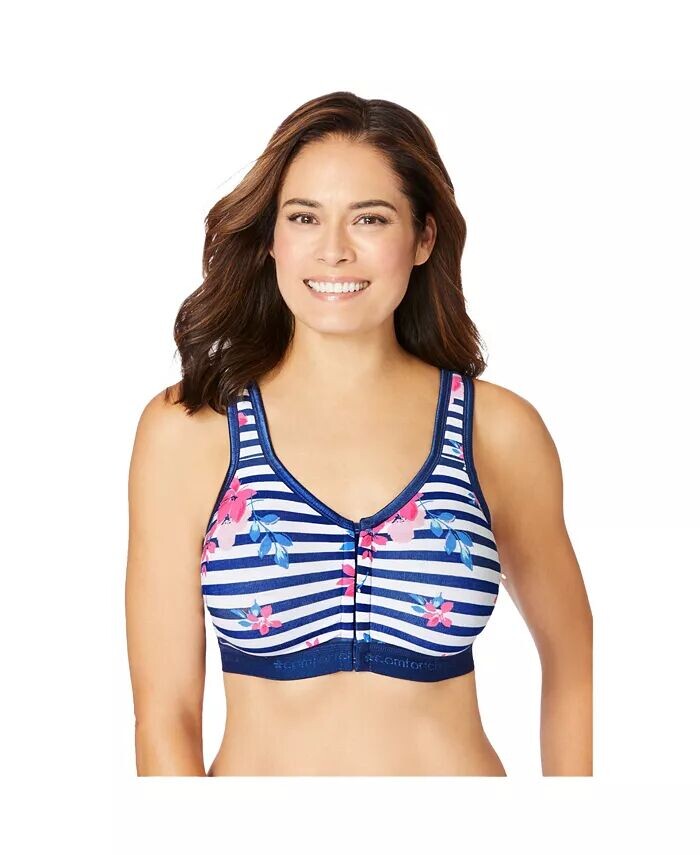 Бюстгальтер для отдыха больших размеров с застежкой спереди без косточек Comfort Choice, синий
Бюстгальтер для отдыха больших размеров с застежкой спереди без косточек Comfort Choice, синий