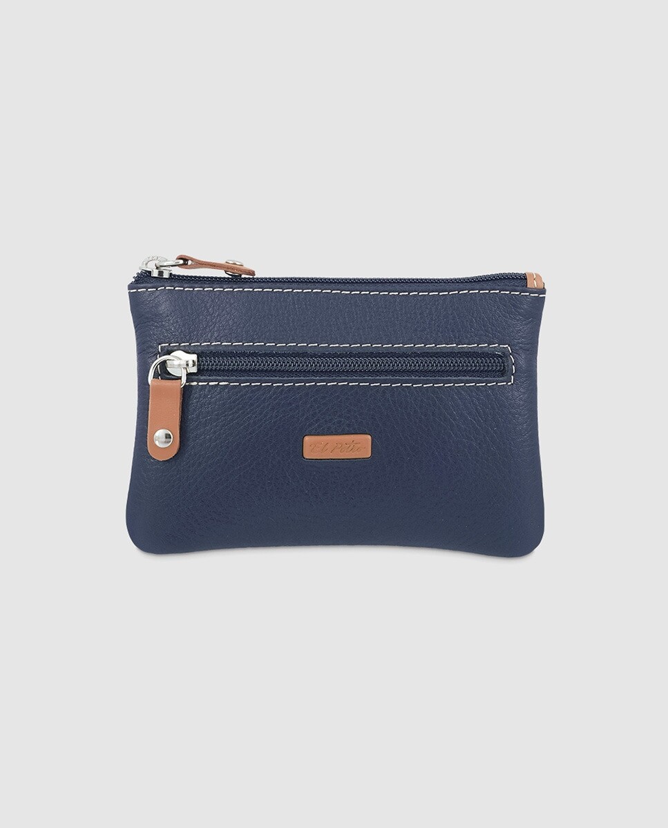 Мужской кошелек El Potro синий кожаный на молнии El Potro, синий
Мужской кошелек El Potro синий кожаный на молнии El Potro, синий