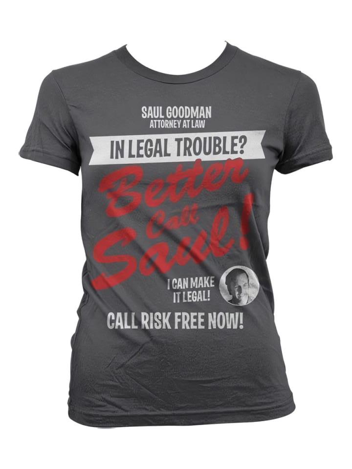 Рубашка серого цвета Breaking Bad
Рубашка серого цвета Breaking Bad