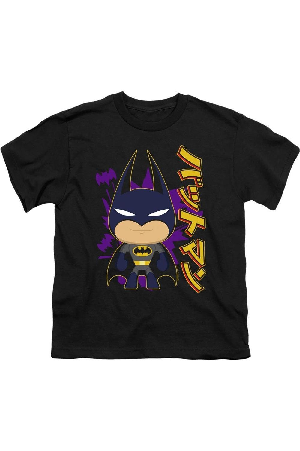 Футболка с милым Бэтменом и иероглифами для детей Gildan, черный
Футболка с милым Бэтменом и иероглифами для детей Gildan, черный