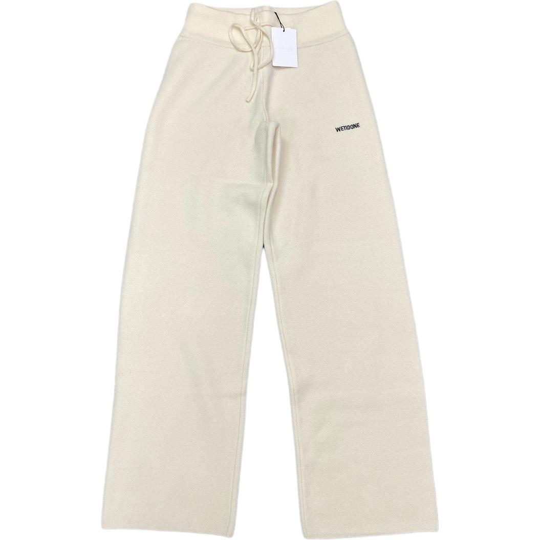 Вязаные спортивные штаны унисекс цвета слоновой кости белый WE11DONE
Вязаные спортивные штаны унисекс цвета слоновой кости белый WE11DONE