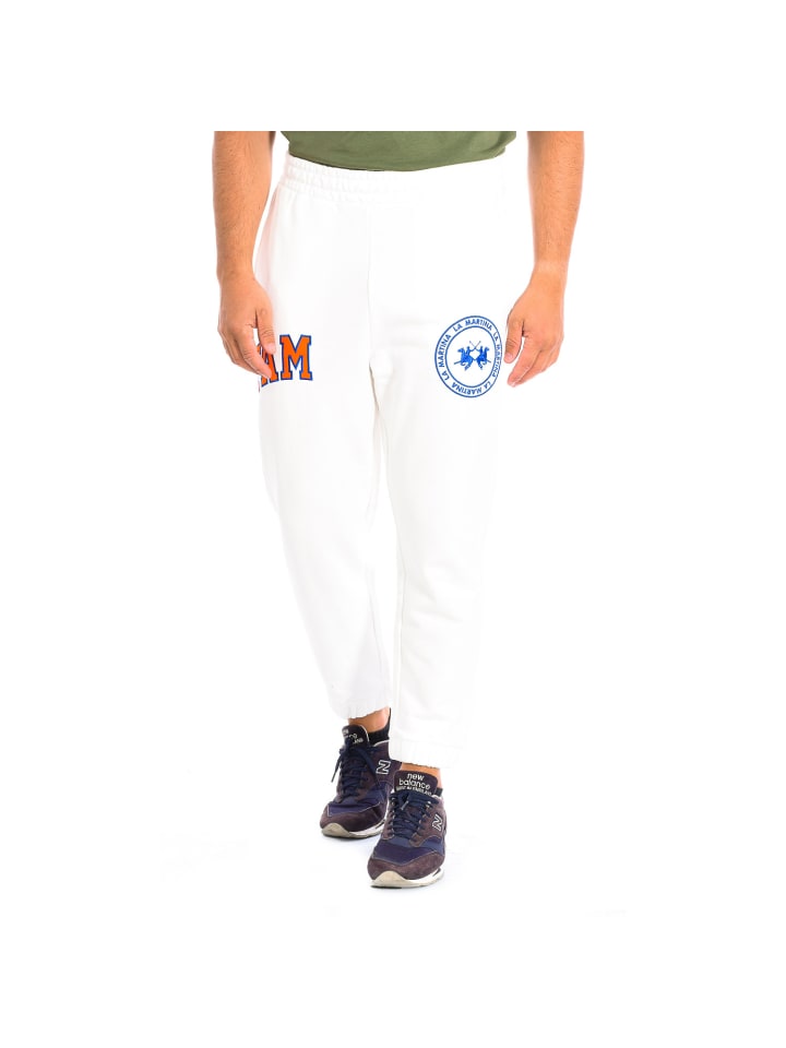 Спортивные брюки La Martina, белый 
Спортивные брюки La Martina, белый