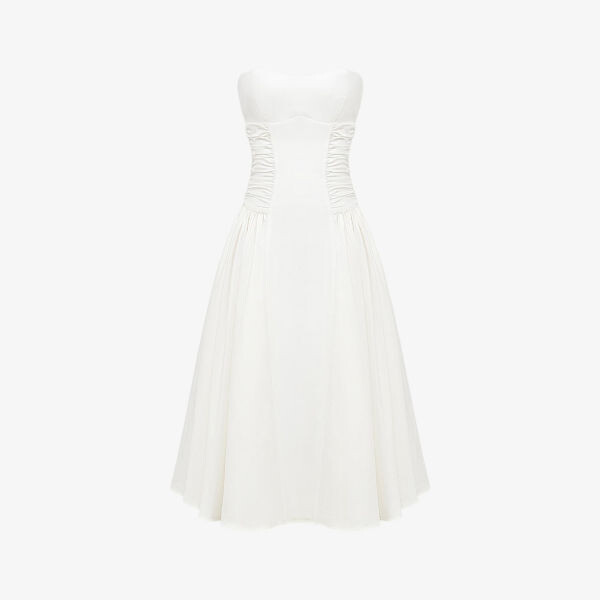 Платье-Миди облегающего кроя без бретелек из эластичного хлопка Georgiana House Of Cb, белый
Платье-Миди облегающего кроя без бретелек из эластичного хлопка Georgiana House Of Cb, белый