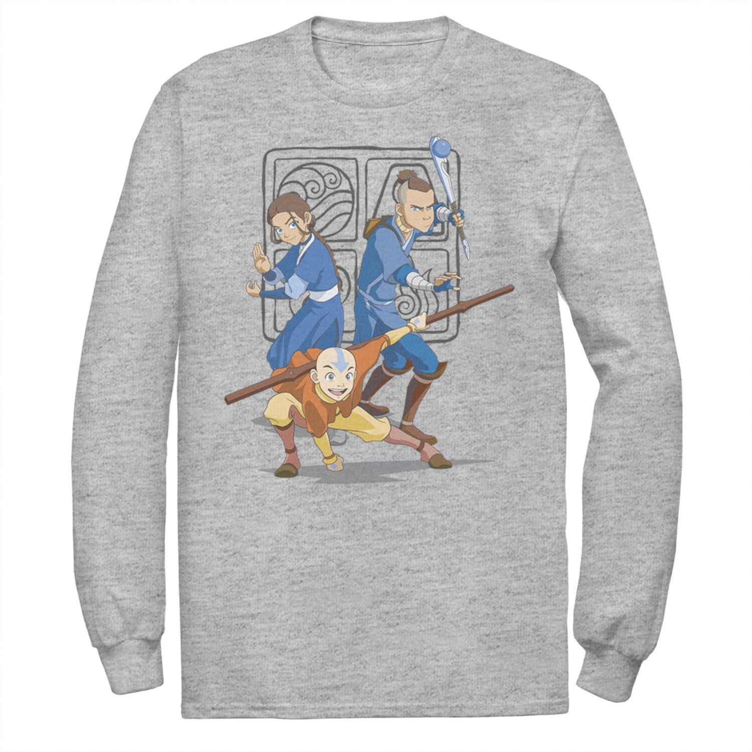 Мужская футболка с длинными рукавами и рисунком «Аватар», «Повелитель воздуха», основной состав, групповой снимок, символ Nickelodeon
Мужская футболка с длинными рукавами и рисунком «Аватар», «Повелитель воздуха», основной состав, групповой снимок, символ Nickelodeon