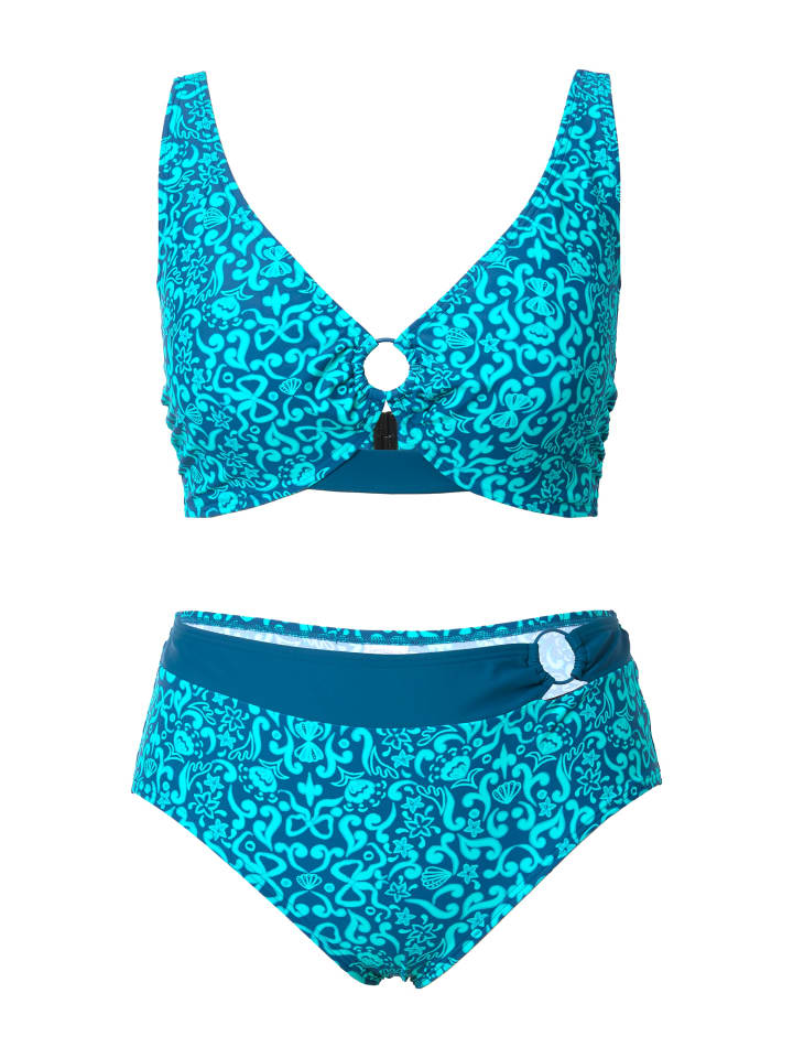 Бюстгальтер на косточках Ulla Popken, цвет dunkles petrol
Бюстгальтер на косточках Ulla Popken, цвет dunkles petrol