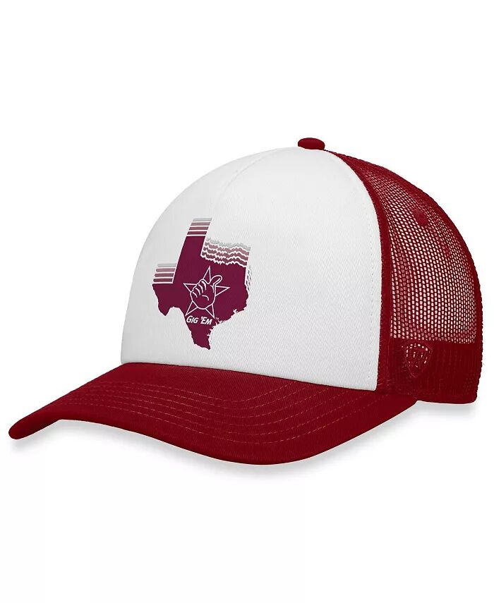 Мужская белая, бордовая техасская кепка A&M Aggies Tone Down Trucker Snapback Top of the World
Мужская белая, бордовая техасская кепка A&M Aggies Tone Down Trucker Snapback Top of the World