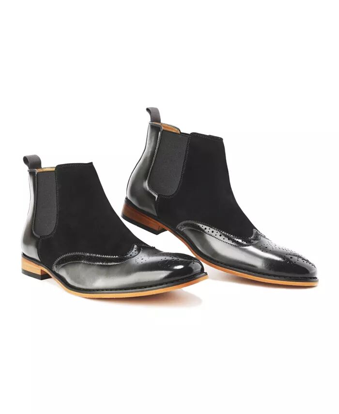 Мужские двухцветные ботинки Chelsea Wingtip Brogue Gino Vitale, серый
Мужские двухцветные ботинки Chelsea Wingtip Brogue Gino Vitale, серый