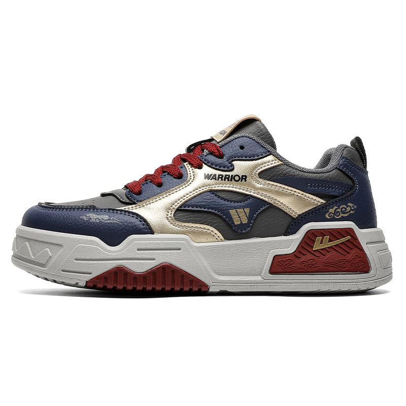 WARRIOR Устойчивые к истиранию низкие скейтерские кроссовки для мужчин, увеличивающие рост, Dark Gray Blue Gold
WARRIOR Устойчивые к истиранию низкие скейтерские кроссовки для мужчин, увеличивающие рост, Dark Gray Blue Gold