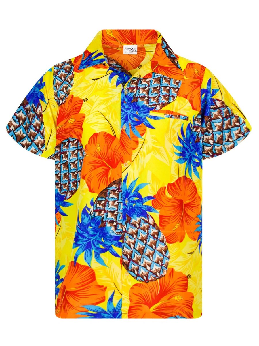 Рубашка King Kameha Pineapple Hibiscus Shadow Line, желтый
Рубашка King Kameha Pineapple Hibiscus Shadow Line, желтый