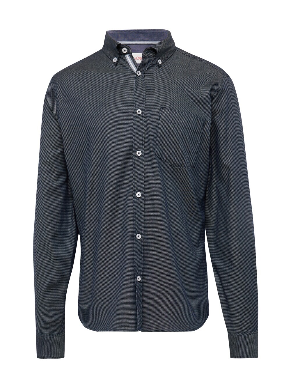 Рубашка на пуговицах стандартного кроя S.Oliver, ночной синий
Рубашка на пуговицах стандартного кроя S.Oliver, ночной синий