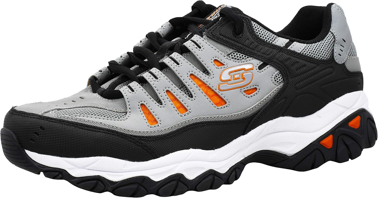 Мужские модные кроссовки Skechers Afterburn M. Fit, серый/оранжевый
Мужские модные кроссовки Skechers Afterburn M. Fit, серый/оранжевый