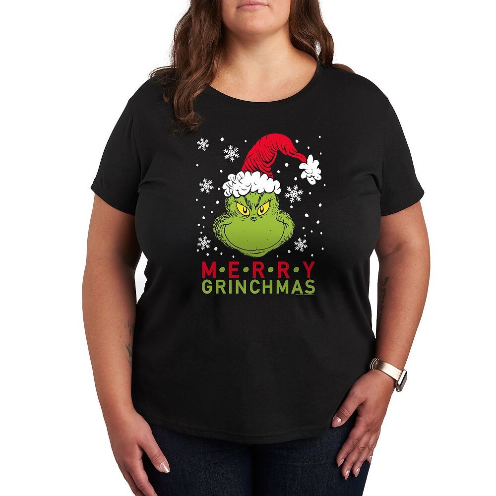 Футболка Plus с рисунком «Доктор Сьюз Гринч» Merry Santa Grinch Licensed Character, черный
Футболка Plus с рисунком «Доктор Сьюз Гринч» Merry Santa Grinch Licensed Character, черный
