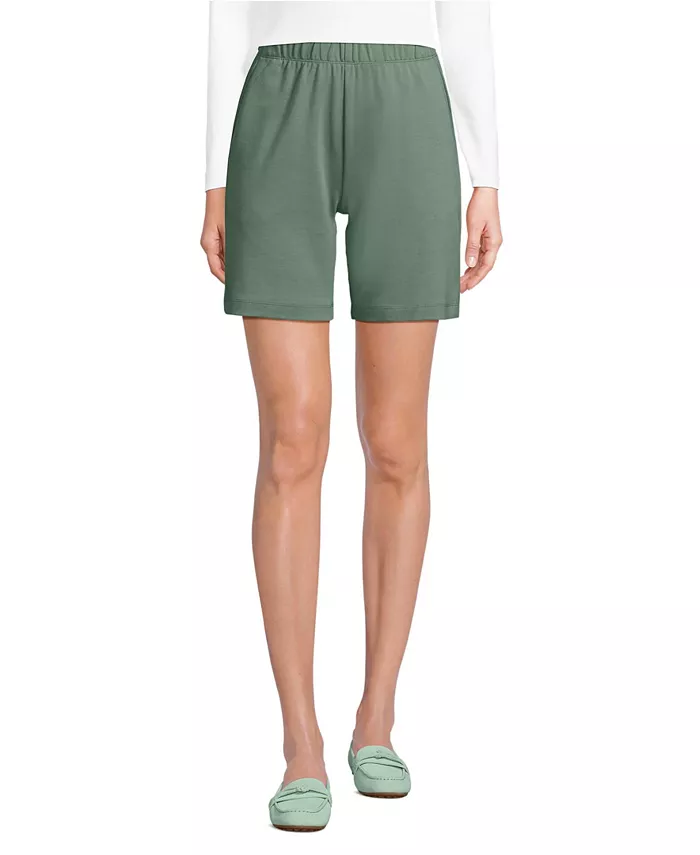 Женские спортивные шорты с высокой посадкой Lands' End, зеленый
Женские спортивные шорты с высокой посадкой Lands' End, зеленый