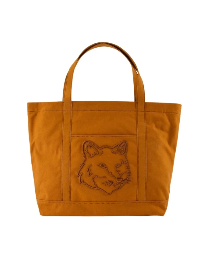 Большая сумка шоппер хлопок Maison Kitsuné, коричневый
Большая сумка шоппер хлопок Maison Kitsuné, коричневый