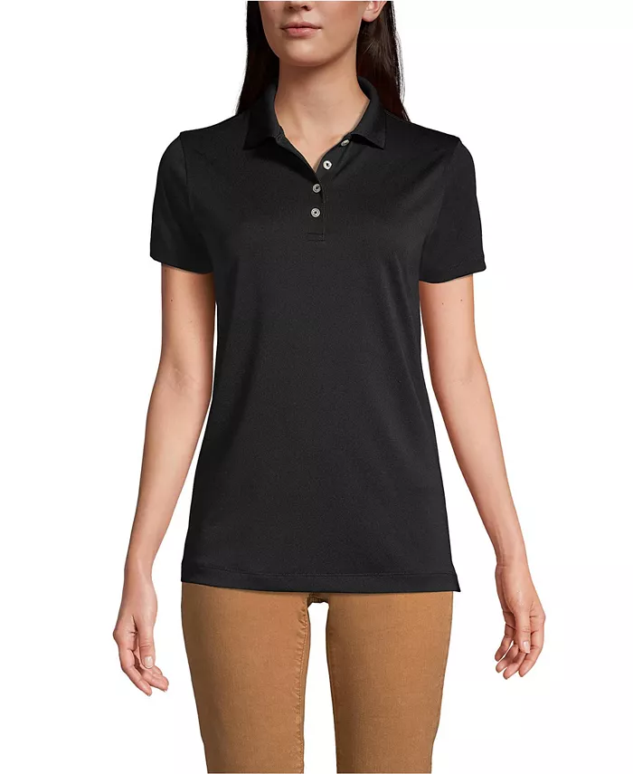 Женская рубашка-поло с коротким рукавом из полиэстера Lands' End, черный
Женская рубашка-поло с коротким рукавом из полиэстера Lands' End, черный