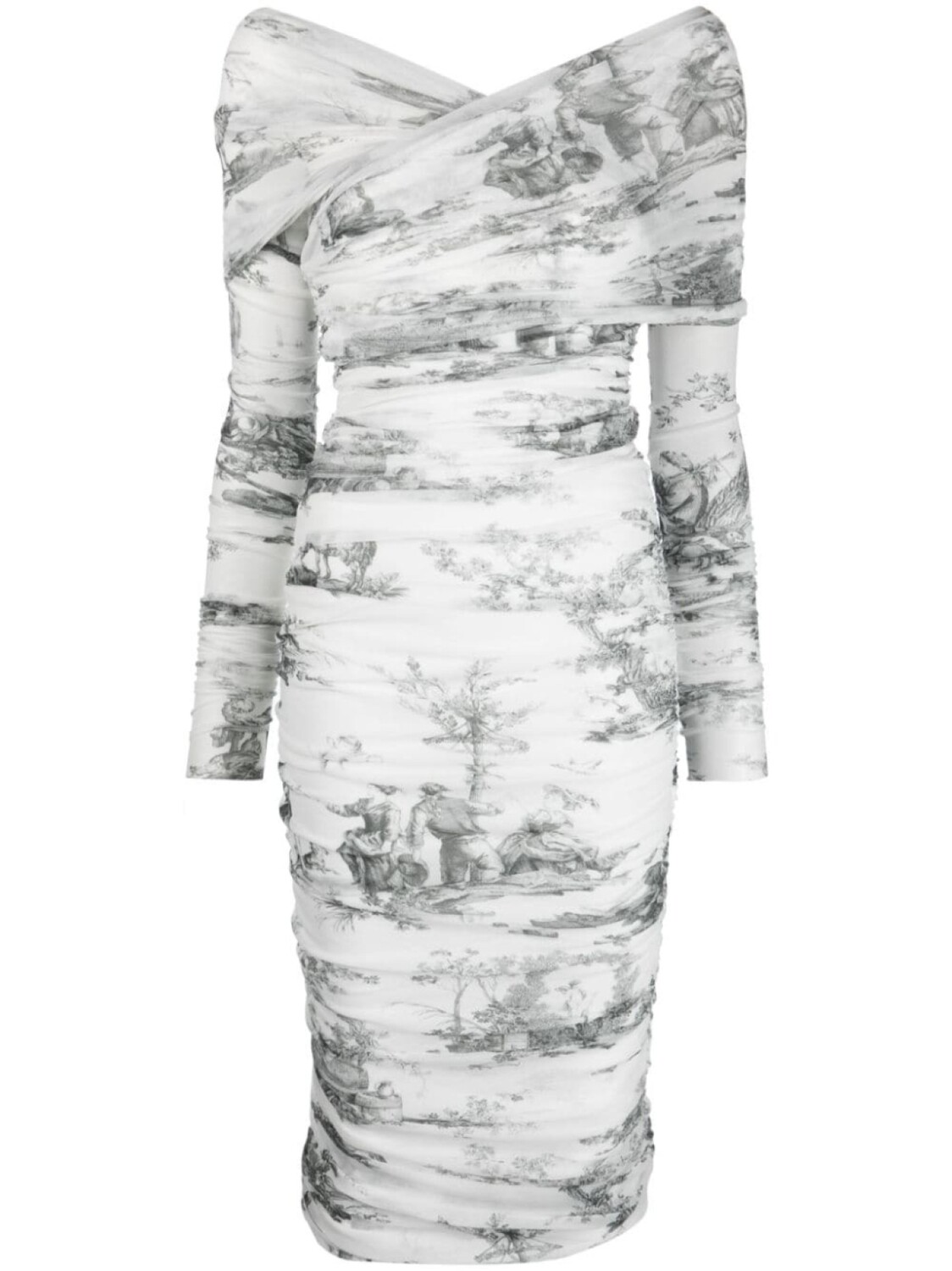 Philosophy Di Lorenzo Serafini платье миди со сборками, белый
Philosophy Di Lorenzo Serafini платье миди со сборками, белый