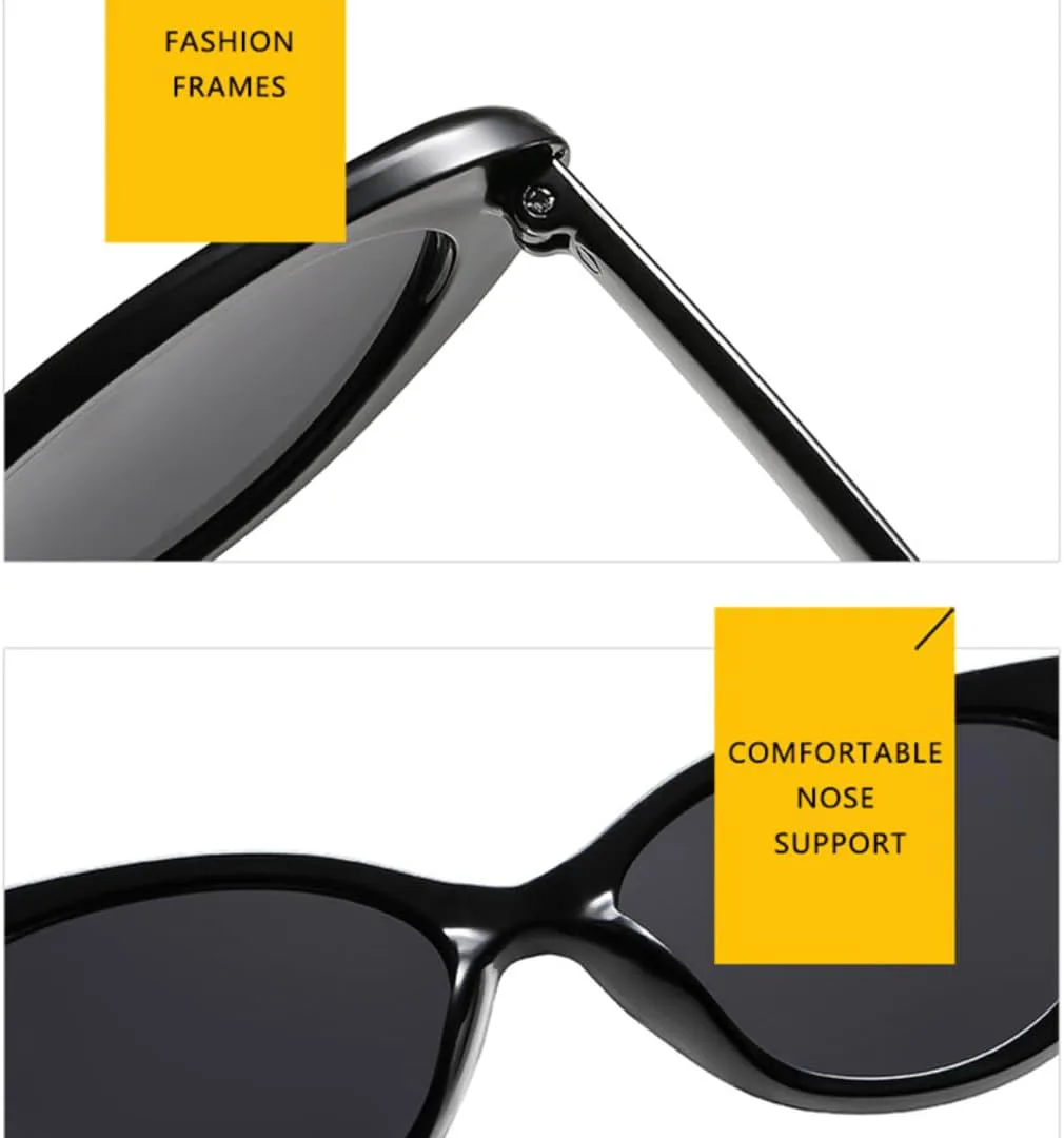 Солнцезащитные очки с защитой UV400 | Цветные линзы "кошачий глаз" | Для женщин и мужчин, для занятий спортом на открытом воздухе и вождения DSVIGF, Leopard Tea
Солнцезащитные очки с защитой UV400 | Цветные линзы "кошачий глаз" | Для женщин и мужчин, для занятий спортом на открытом воздухе и вождения DSVIGF, Leopard Tea