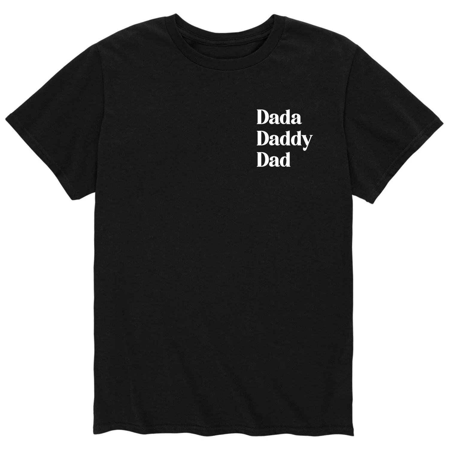 Мужская футболка Dada Daddy Dad Licensed Character
Мужская футболка Dada Daddy Dad Licensed Character