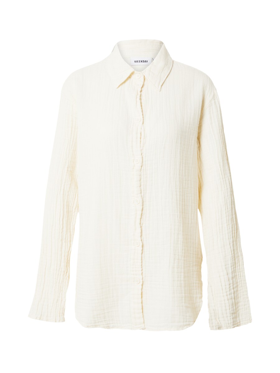 Рубашка WEEKDAY Blouse, натуральный белый
Рубашка WEEKDAY Blouse, натуральный белый