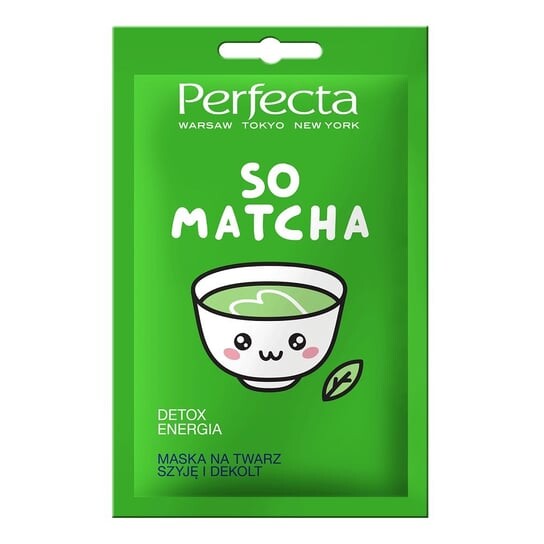 Детоксифицирующая и тонизирующая маска, 10 мл Perfecta, So Matcha
Детоксифицирующая и тонизирующая маска, 10 мл Perfecta, So Matcha