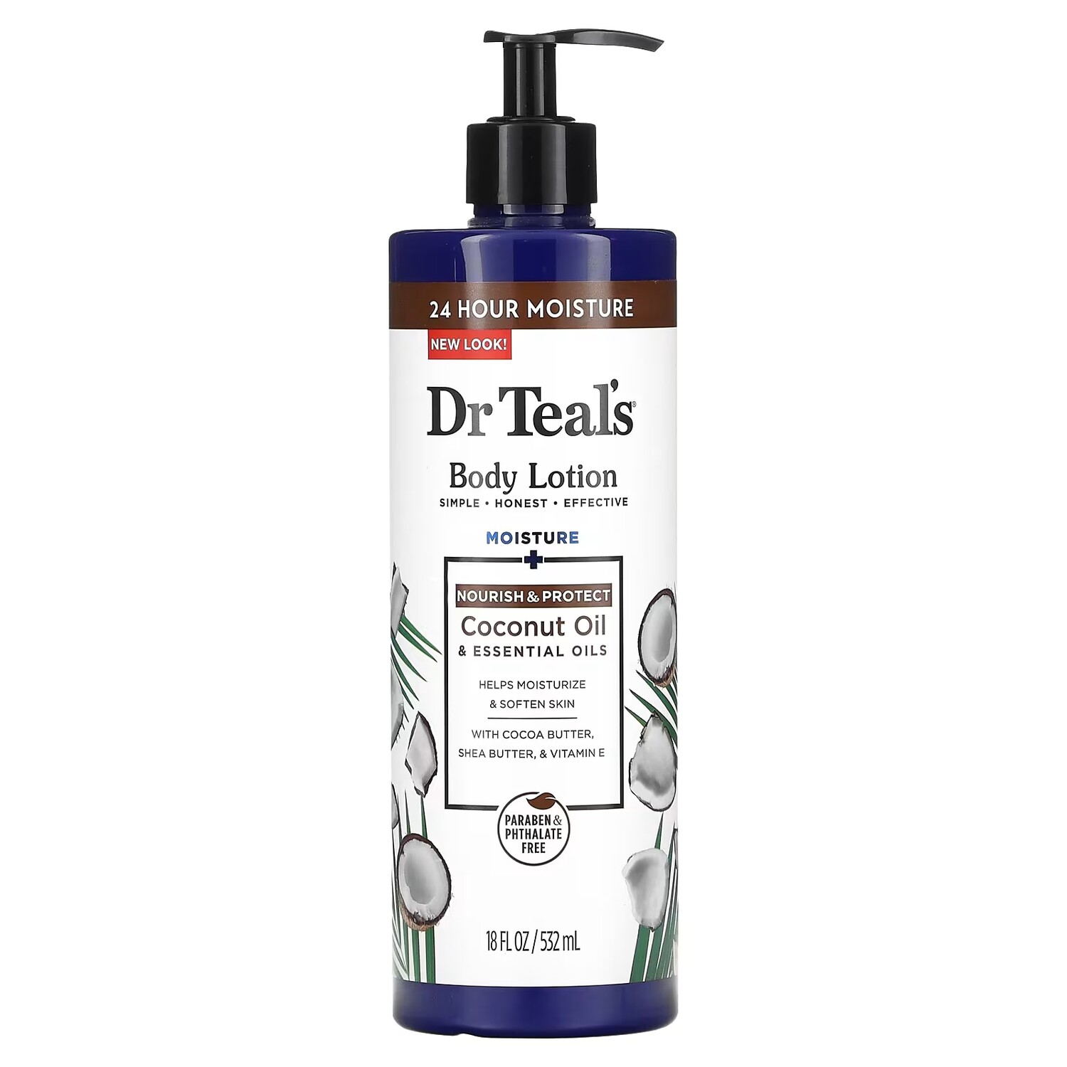Лосьон Dr Teal's Body Lotion Nourish & Protect Coconut Oil + Essential Oils, 532 мл
Лосьон Dr Teal's Body Lotion Nourish & Protect Coconut Oil + Essential Oils, 532 мл