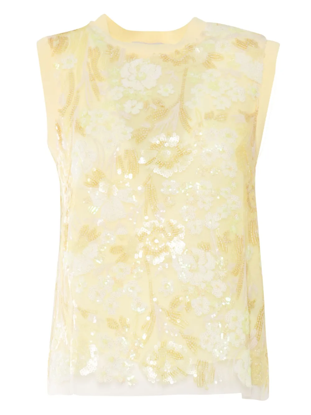 Топ с пайетками Ermanno Scervino, желтый
Топ с пайетками Ermanno Scervino, желтый