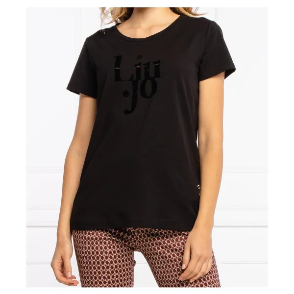 Футболка стандартного кроя Liu Jo, черный
Футболка стандартного кроя Liu Jo, черный