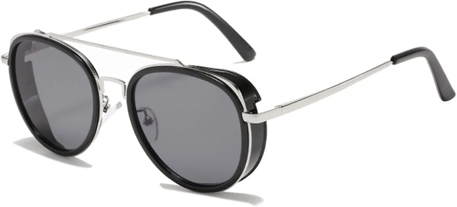 Круглые солнцезащитные очки GAOXIN в стиле панк с металлическим покрытием для мужчин и женщин, для отдыха на природе, пляжа и в тени (Цвет: F, Размер: Средний), F
Круглые солнцезащитные очки GAOXIN в стиле панк с металлическим покрытием для мужчин и женщин, для отдыха на природе, пляжа и в тени (Цвет: F, Размер: Средний), F