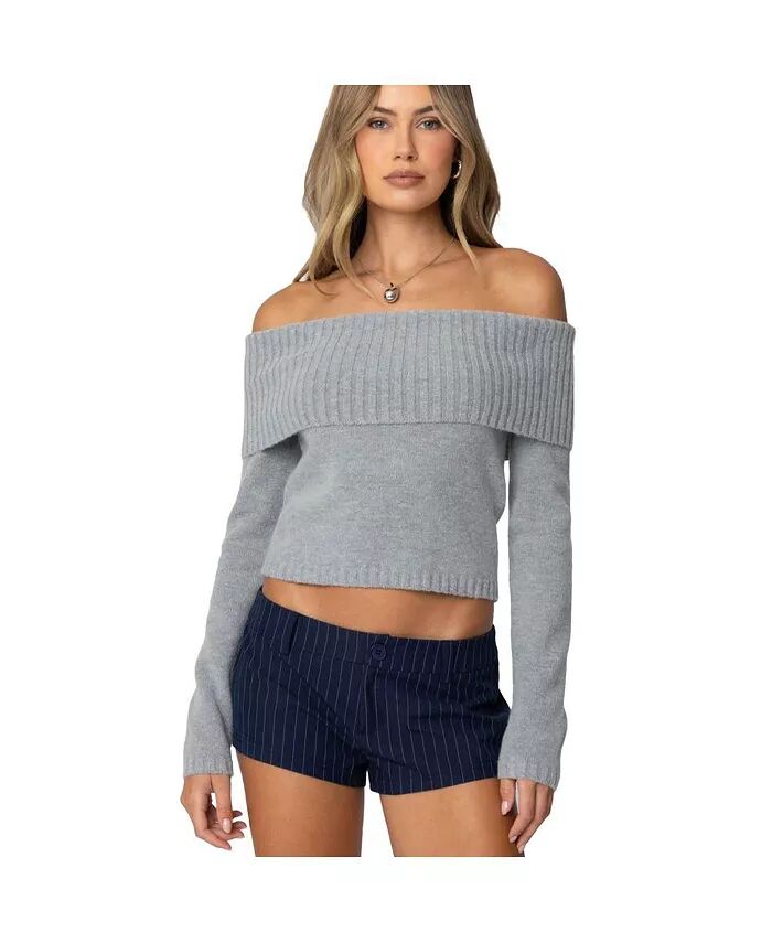 Женский трикотажный топ Tamara Fold Over Edikted, серый
Женский трикотажный топ Tamara Fold Over Edikted, серый