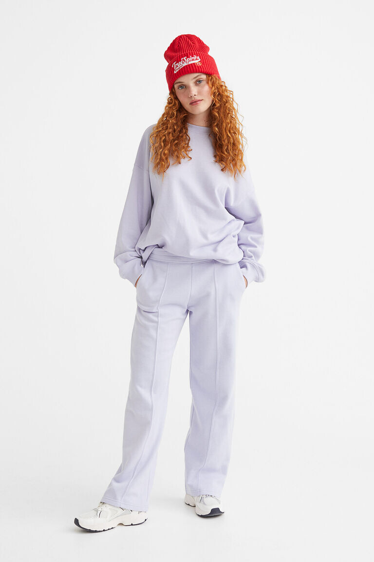 Прямые джоггеры H&M, фиолетовый
Прямые джоггеры H&M, фиолетовый