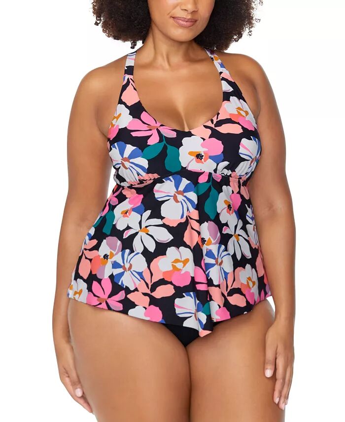 Модный топ танкини на косточках Aviva Floral Tankini Top Plus Size и плавки бикини Costa с рюшами Raisins Curve, черный
Модный топ танкини на косточках Aviva Floral Tankini Top Plus Size и плавки бикини Costa с рюшами Raisins Curve, черный
