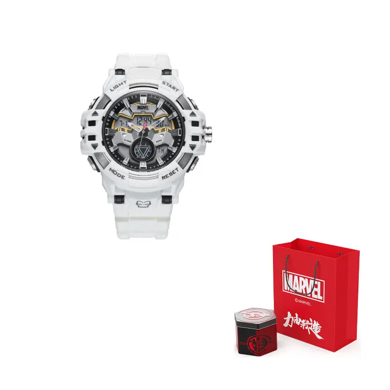 MARVEL Часы Iron Man Electronic Movement TPU Strap Watch Men's Watch Gray Dial
MARVEL Часы Iron Man Electronic Movement TPU Strap Watch Men's Watch Gray Dial