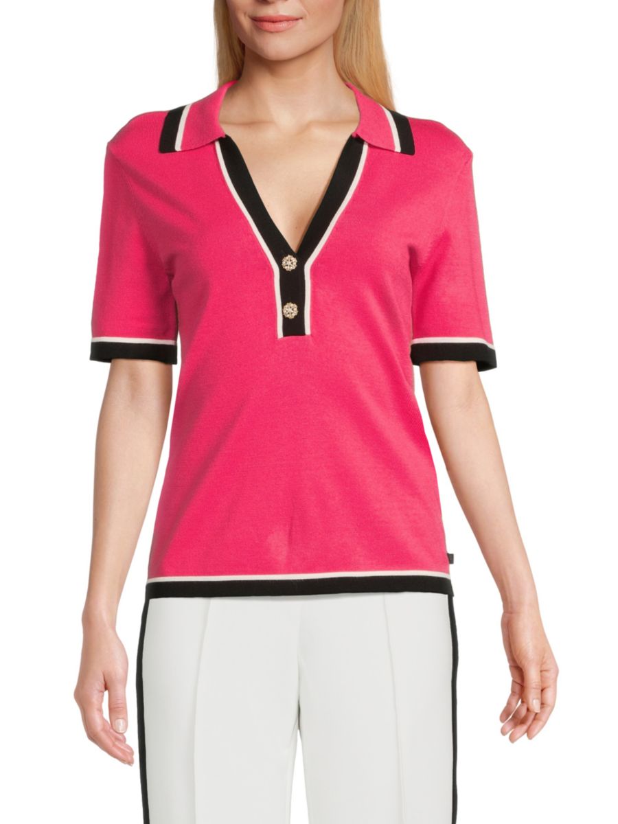 Поло с наконечниками Karl Lagerfeld Paris, цвет Berry
Поло с наконечниками Karl Lagerfeld Paris, цвет Berry