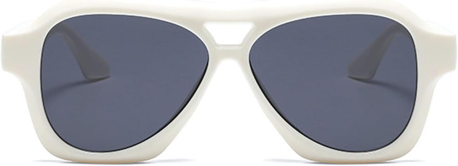 Мужские солнцезащитные очки Willochra Retro с двойной перемычкой, классические модные женские солнцезащитные очки с градиентным переходом, защита от УФ-излучения UV400, модные очки для вождения, White
Мужские солнцезащитные очки Willochra Retro с двойной перемычкой, классические модные женские солнцезащитные очки с градиентным переходом, защита от УФ-излучения UV400, модные очки для вождения, White