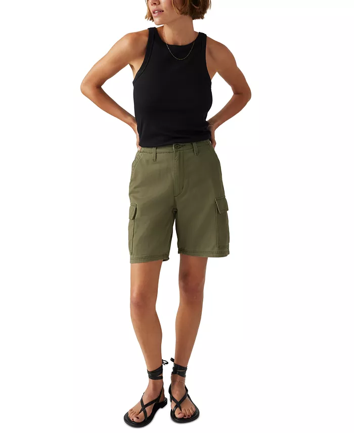 Женские хлопковые '94 мешковатые карго-шорты Levi's, зеленый
Женские хлопковые '94 мешковатые карго-шорты Levi's, зеленый