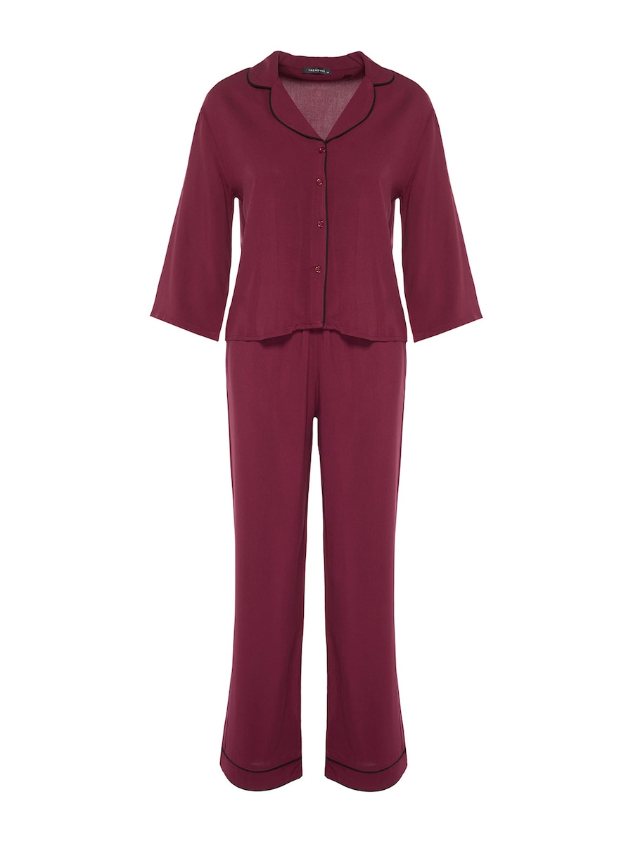 Пижама Trendyol, бургундия
Пижама Trendyol, бургундия
