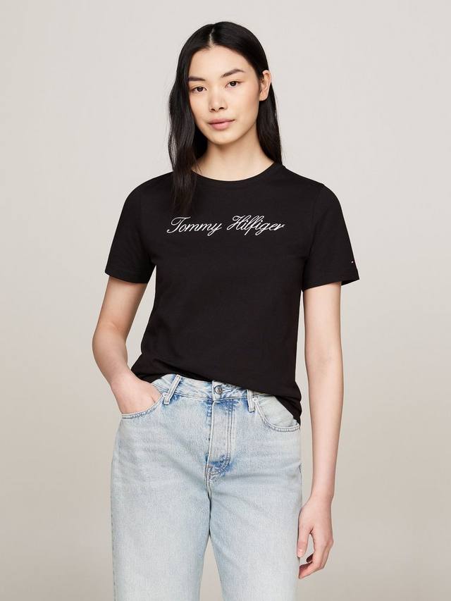 Футболка с логотипом Script Tommy Hilfiger, Black
Футболка с логотипом Script Tommy Hilfiger, Black