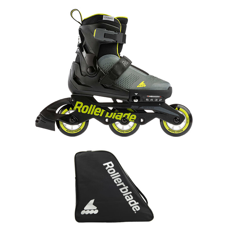 RollerBlade Детские роликовые коньки для начинающих, мальчиковые, с регулируемыми колесами, комплект, Smoke Gray_Light Green, S (28-32 см)
RollerBlade Детские роликовые коньки для начинающих, мальчиковые, с регулируемыми колесами, комплект, Smoke Gray_Light Green, S (28-32 см)