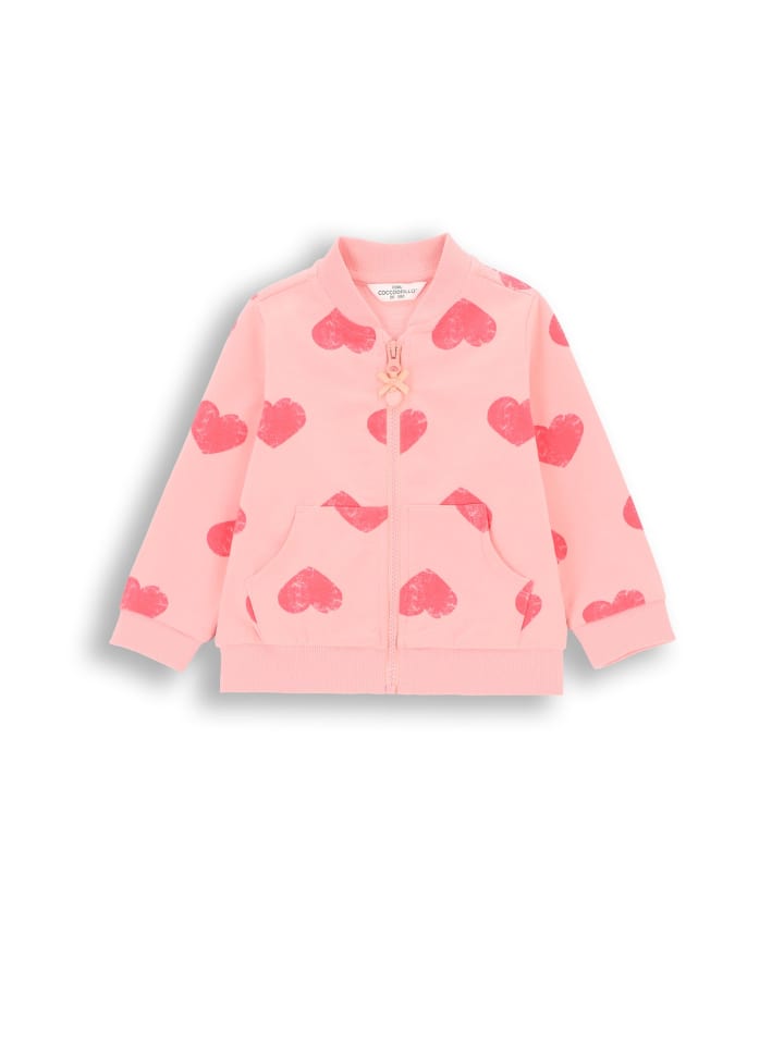 Толстовка на молнии приглушенно-розового цвета Coccodrillo
Толстовка на молнии приглушенно-розового цвета Coccodrillo