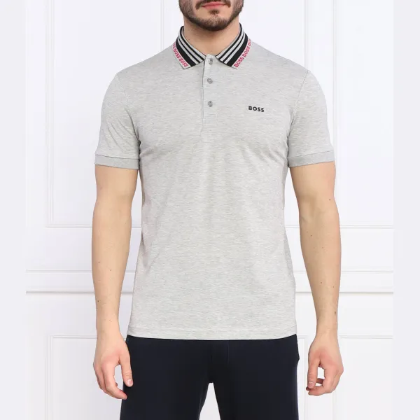 Рубашка-Поло узкого кроя Boss, серый
Рубашка-Поло узкого кроя Boss, серый