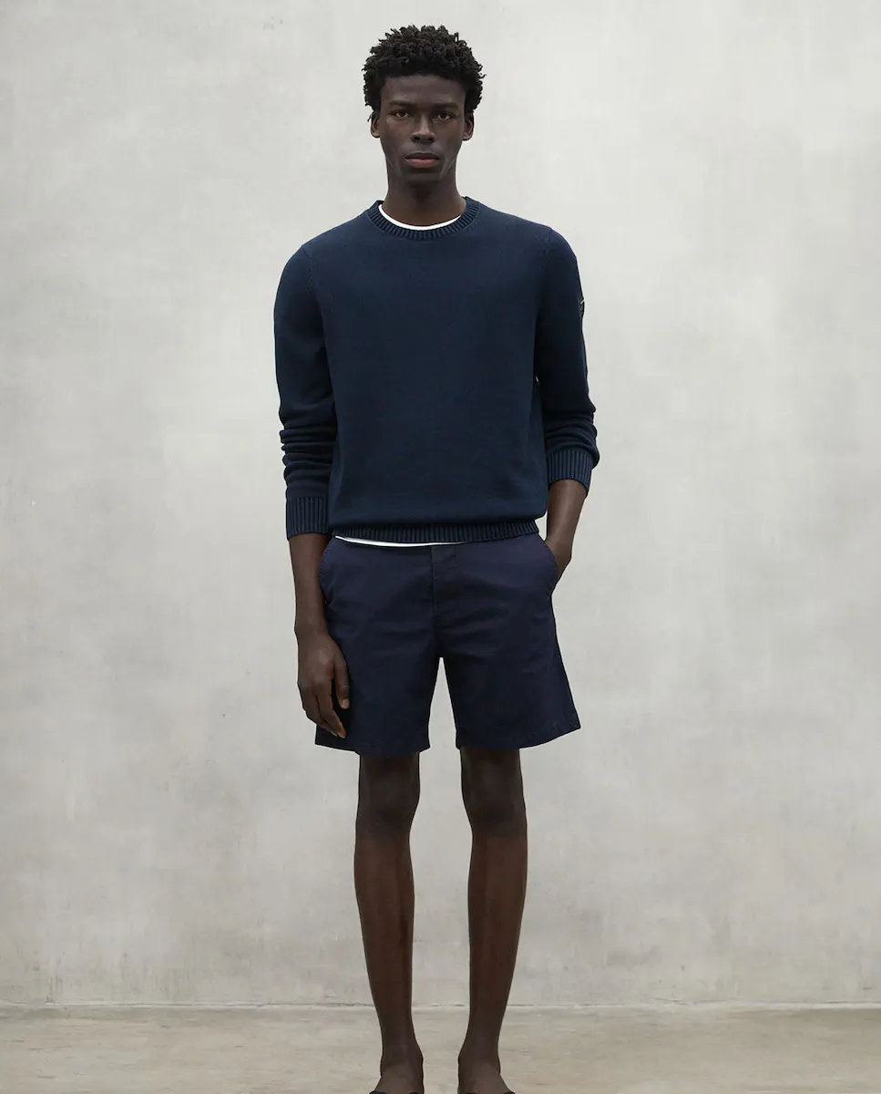 Мужские шорты с пятью карманами, застежкой на пуговицу и молнию Ecoalf, темно-синий
Мужские шорты с пятью карманами, застежкой на пуговицу и молнию Ecoalf, темно-синий