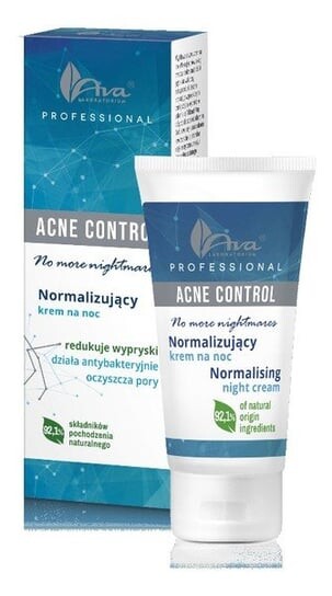 Нормализующий ночной крем, 50 мл Ava, Acne Control
Нормализующий ночной крем, 50 мл Ava, Acne Control