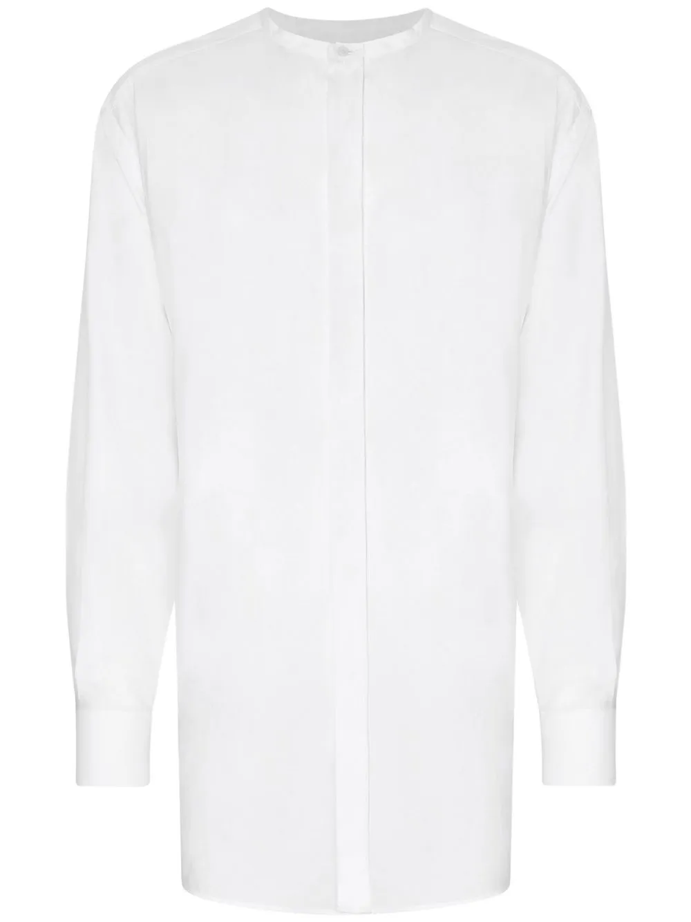 Рубашка без воротника с длинными рукавами DOLCE & GABBANA, белый
Рубашка без воротника с длинными рукавами DOLCE & GABBANA, белый